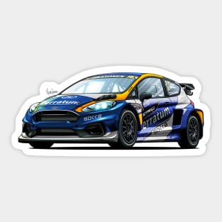 Ford Fiesta WRX Rallycross Sticker